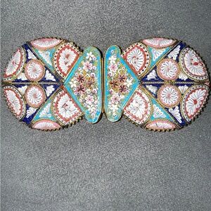 Vintage Micro Mosaic Belt Buckle
